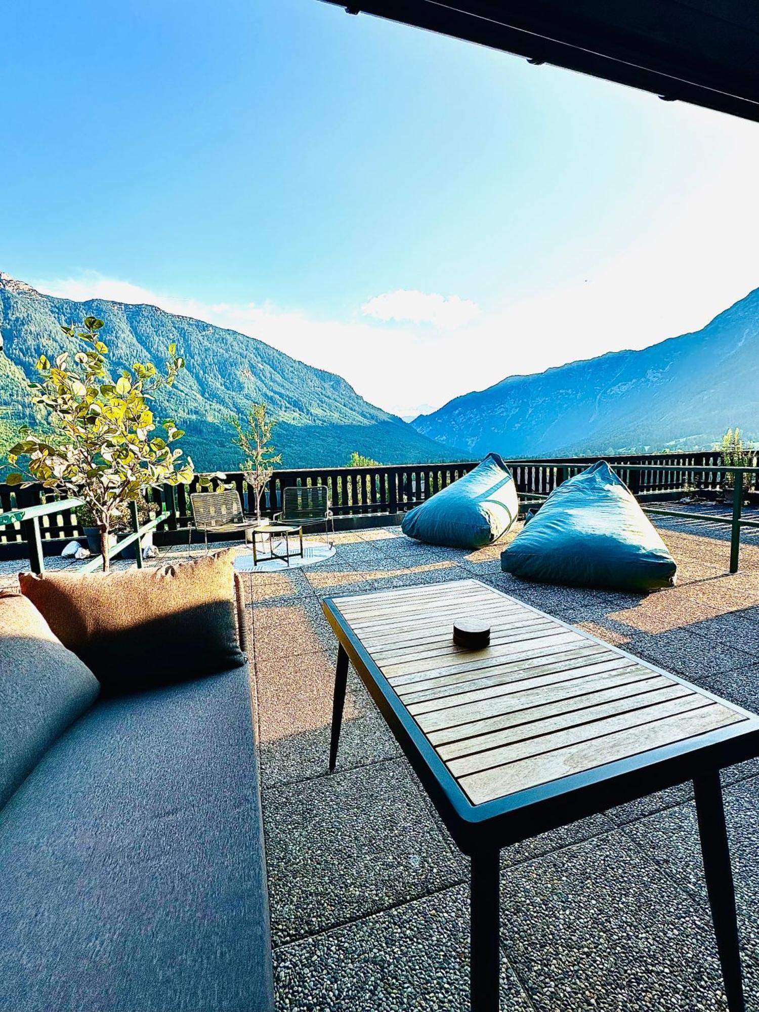 Das Alpenzeit Appartement Mit Just Private Terrasse (Adults Only) บาดเอาส์ซี ภายนอก รูปภาพ