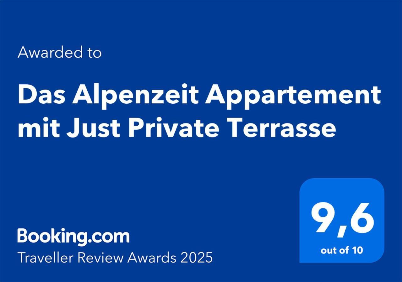 Das Alpenzeit Appartement Mit Just Private Terrasse (Adults Only) บาดเอาส์ซี ภายนอก รูปภาพ