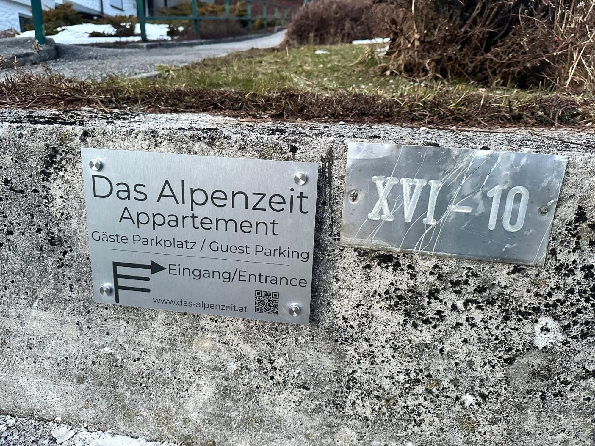 Das Alpenzeit Appartement Mit Just Private Terrasse (Adults Only) บาดเอาส์ซี ภายนอก รูปภาพ
