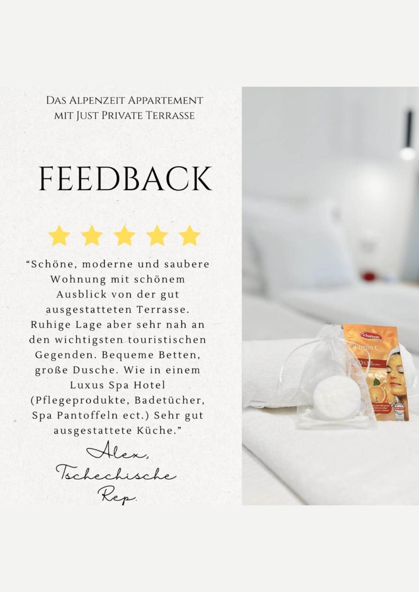 Das Alpenzeit Appartement Mit Just Private Terrasse (Adults Only) บาดเอาส์ซี ภายนอก รูปภาพ