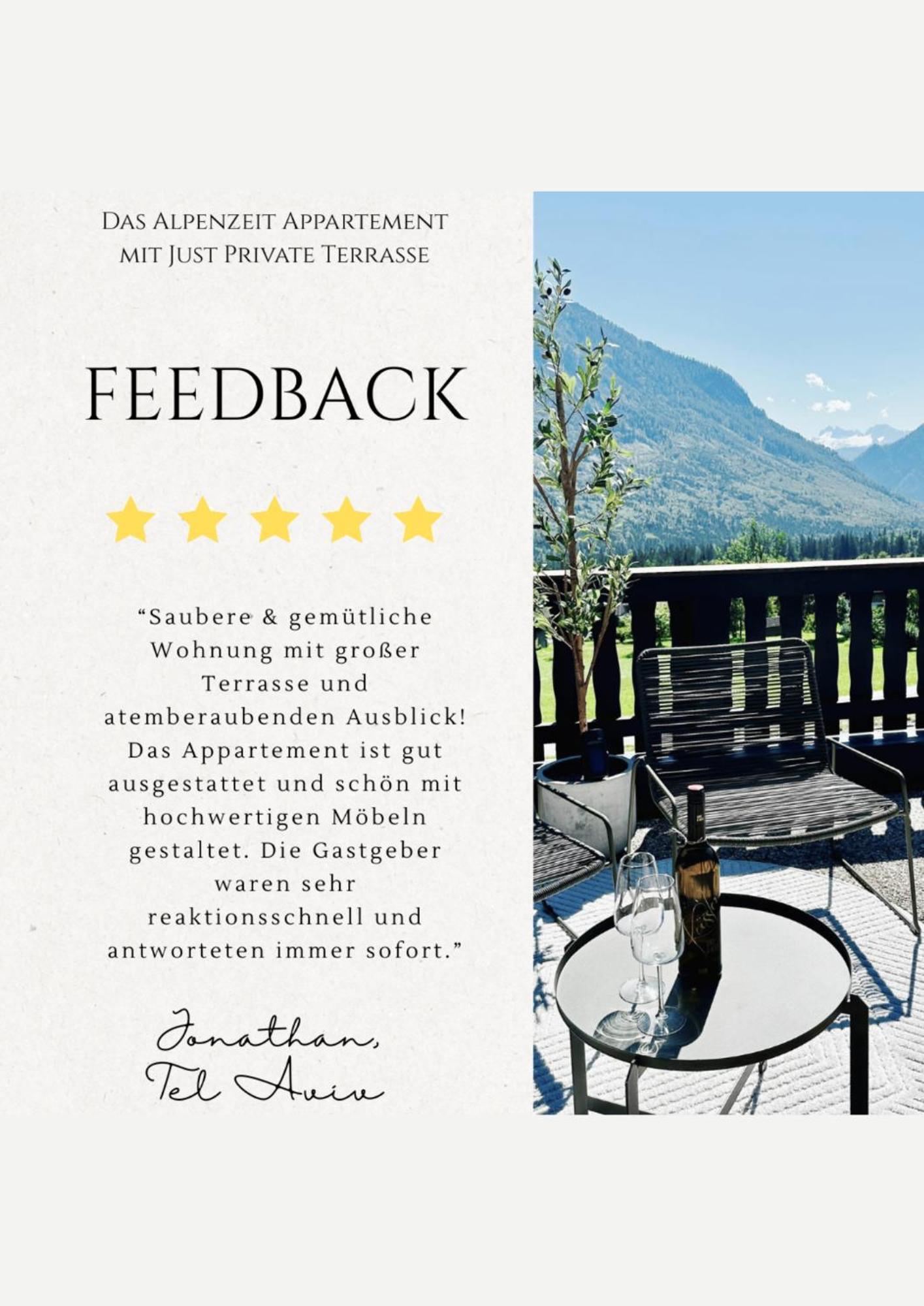 Das Alpenzeit Appartement Mit Just Private Terrasse (Adults Only) บาดเอาส์ซี ภายนอก รูปภาพ